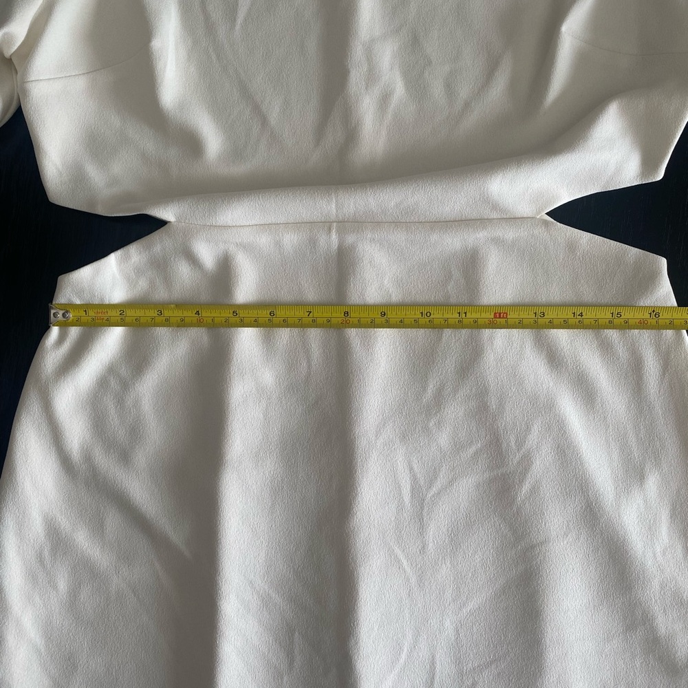 EXPRESS Elegant Long Sleeve Mini Dress With Side Cut Outs Size Large - Picture 6 of 8